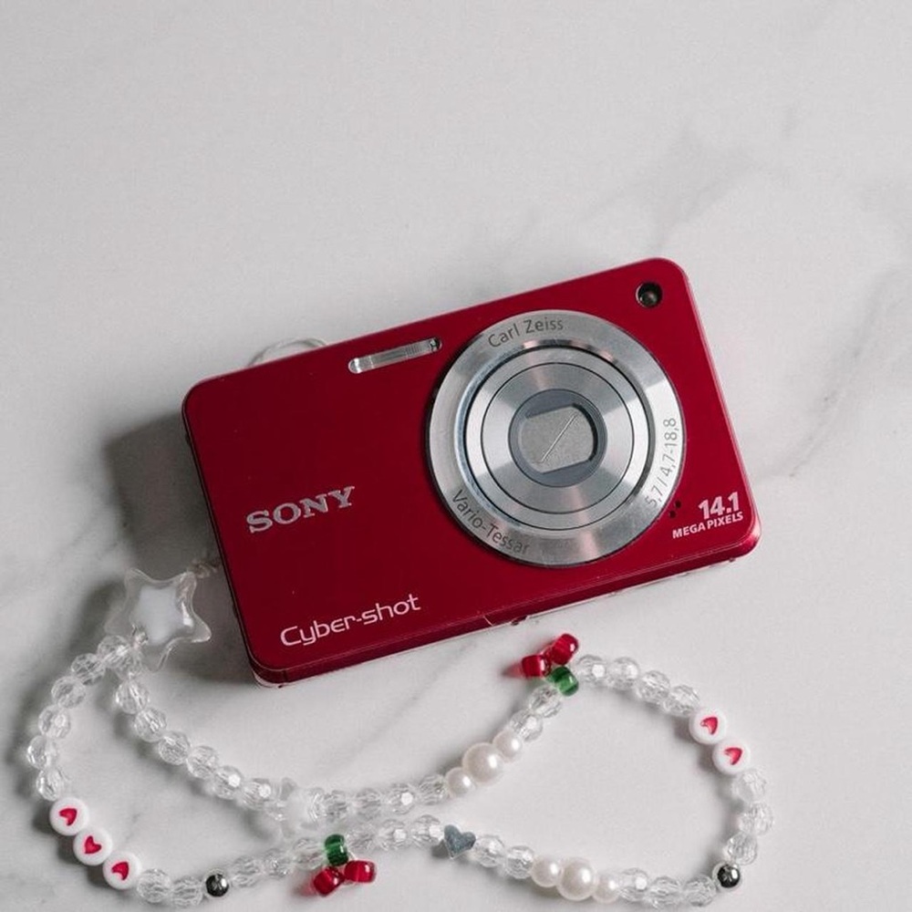 Sony Cyber-shot Stylish Red Camera